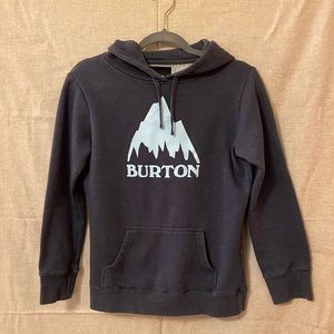 Burton Sweatshirt Hoodie Blue Small